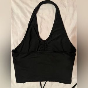 black crop top shein